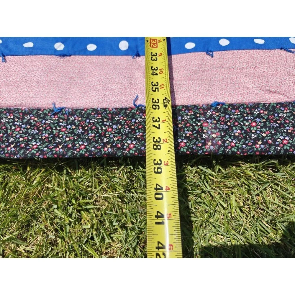 Vintage Mickey Minnie Mouse Quilt Disney Baby Crib Blanket Comforter 48